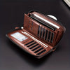 Men's RFID Blocking Leather Zipper Wallet