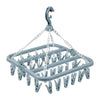 Foldable Laundry Drying Rack with 32 Clips