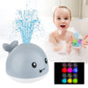 Whale Water Sprinkler Bath Toy with Glowing LED Lights