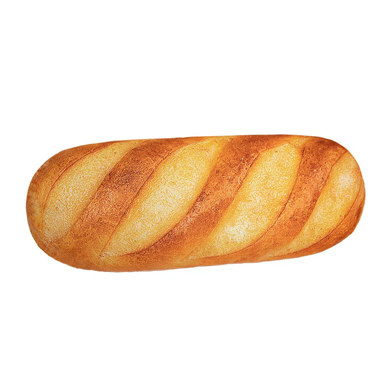 Baguette Bread Plush Pillow | Funny Food Shaped Cushion
