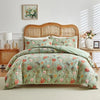 Vintage Floral Duvet Cover Set with Pillowcases