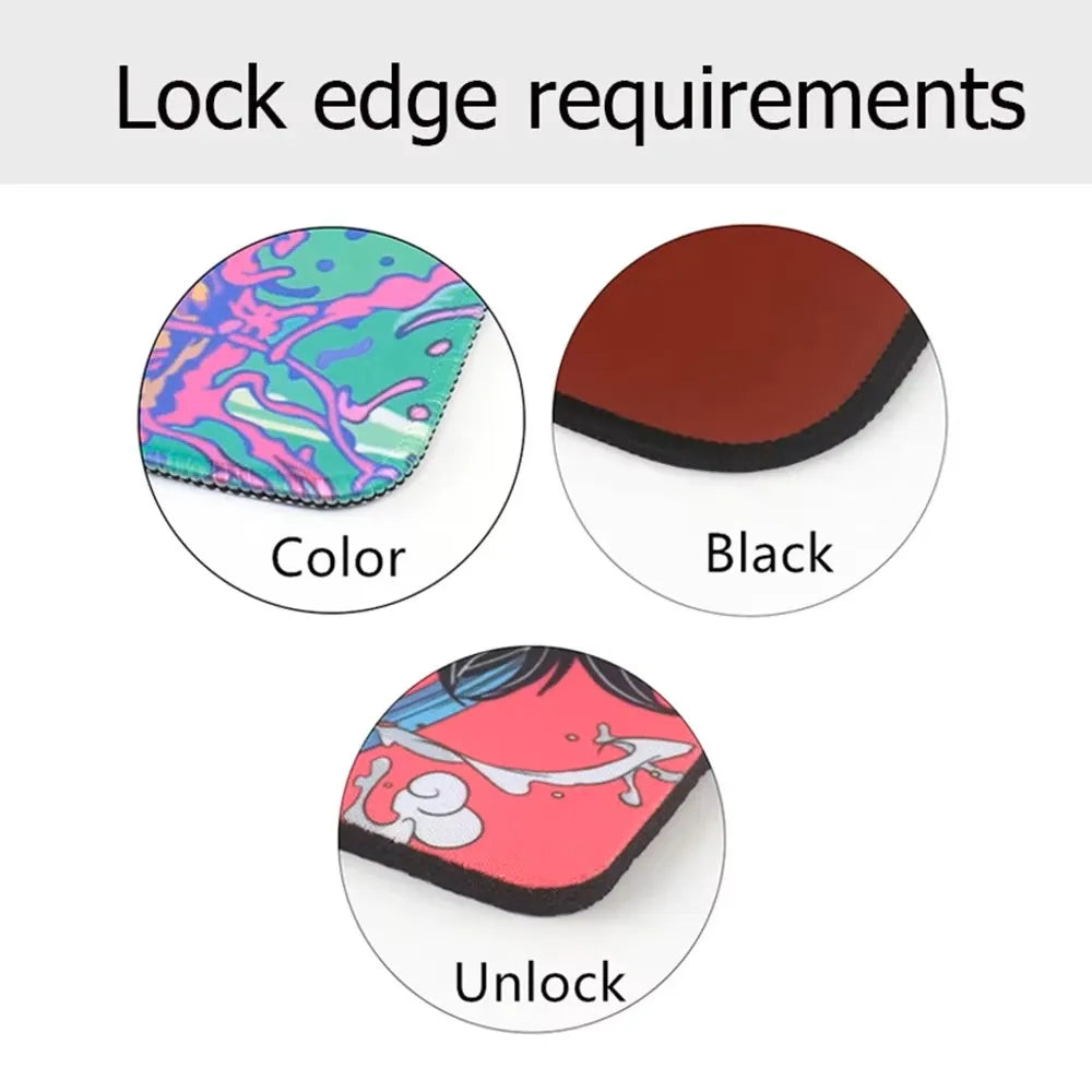 Extra-Large Anime Mouse Pad with Non-Slip Rubber Base