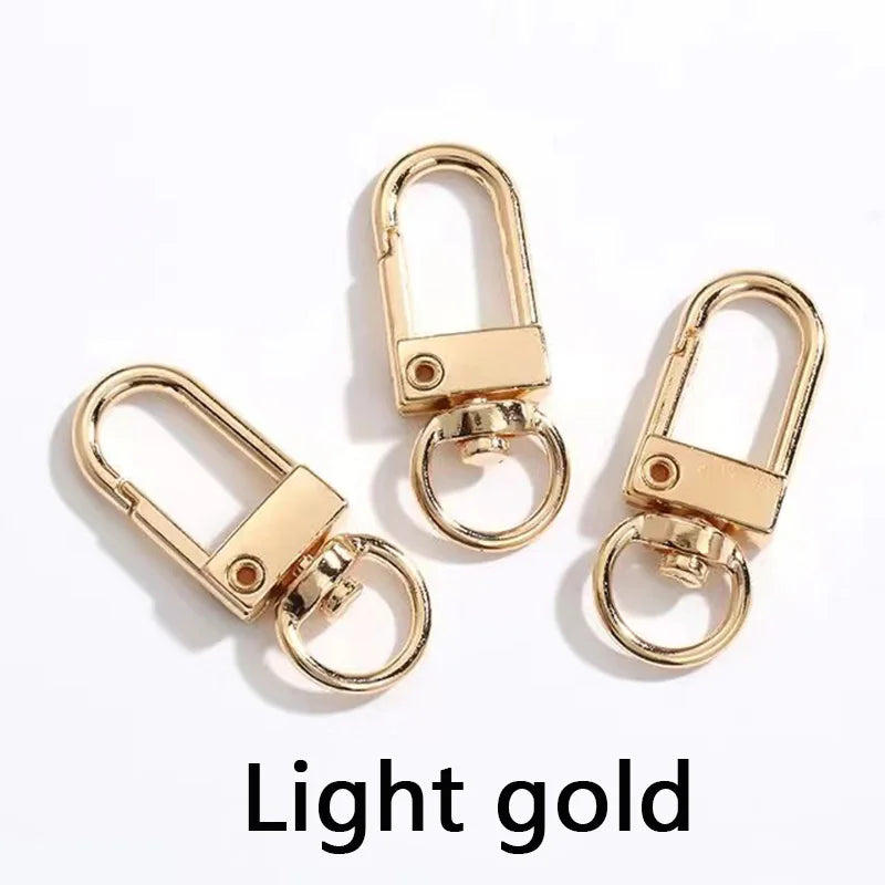 Lobster Clasp Hooks with Swivel Rings for DIY Crafts