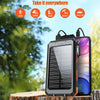 10000mAh Solar Power Bank with Dual USB and USB-C Output