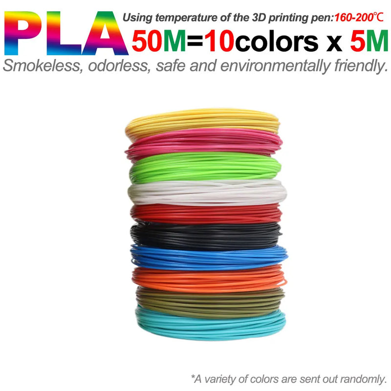 PLA-Filament für 3D-Stifte – 1,75 mm, Mehrfarbig