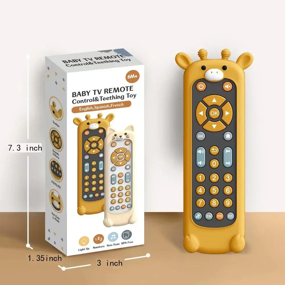 Musical Toy TV Remote Control for Babies and Toddlers
