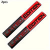 3D Metal Racing Emblem Decal Set