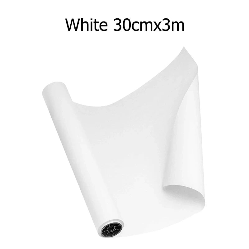 White Kraft Paper Roll for Gift Wrapping & Crafts