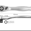 Compact 2-in-1 Ratchet Wrench with Socket and Bit Drives