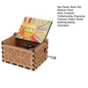 Hand-Cranked Wooden Music Box - 'You Are My Sunshine' Melody