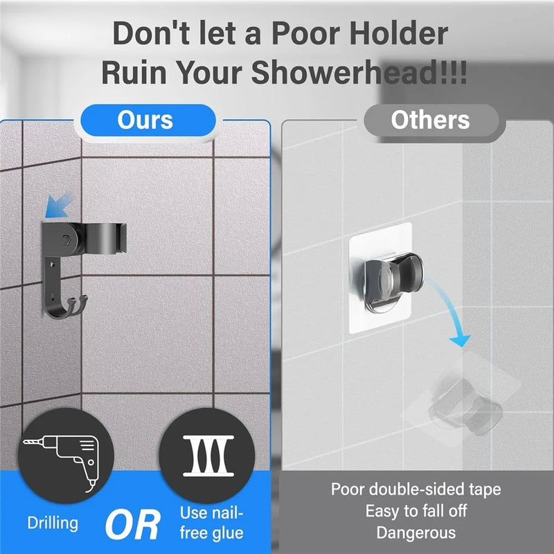 Dual Shower Head System with Adjustable Arms