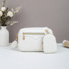 Quilted Crossbody Bag with Detachable Mini Pouch