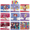 PU Leather Bifold Card Holder Wallet with Cartoon Print
