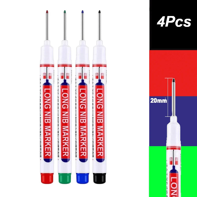 Waterproof Deep Hole Paint Markers for Metal & Woodworking