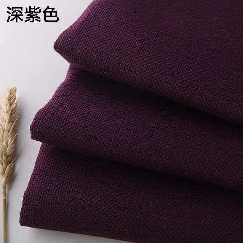 Premium Cotton-Linen Upholstery Fabric – Solid Colors, Durable & Versatile