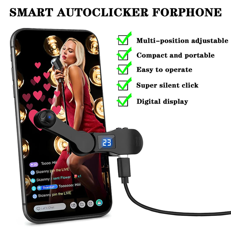 Digital Auto Screen Clicker for Smartphones
