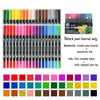 Dual Tip Watercolor Art Markers - 12 Color Set