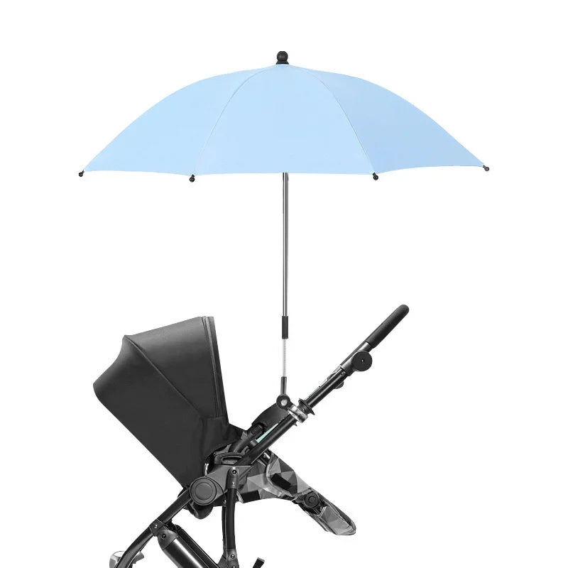 UV Protection Stroller Umbrella with Adjustable Clamp