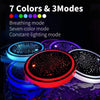 LED Light-Up Car Cup Coasters with Motion-Activated Glow