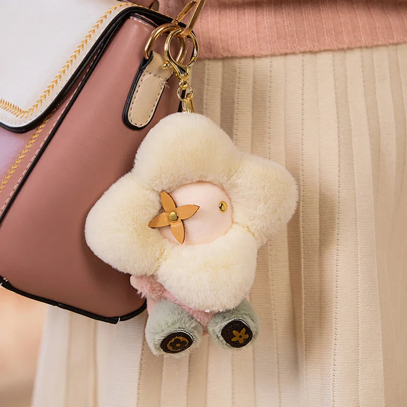 Sunflower Plush Keychain