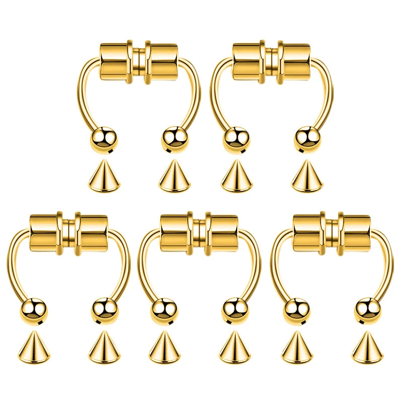 Aro de Septum Magnético sin Perforación