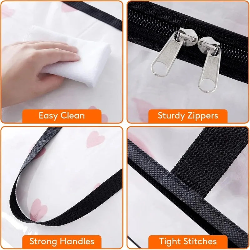 Extra-Large Waterproof Storage Bag with Handle and Zipper