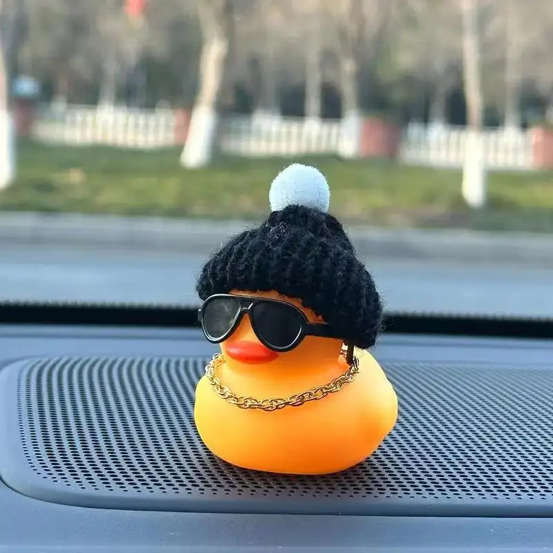 Whimsical Rubber Duck Dashboard Decor