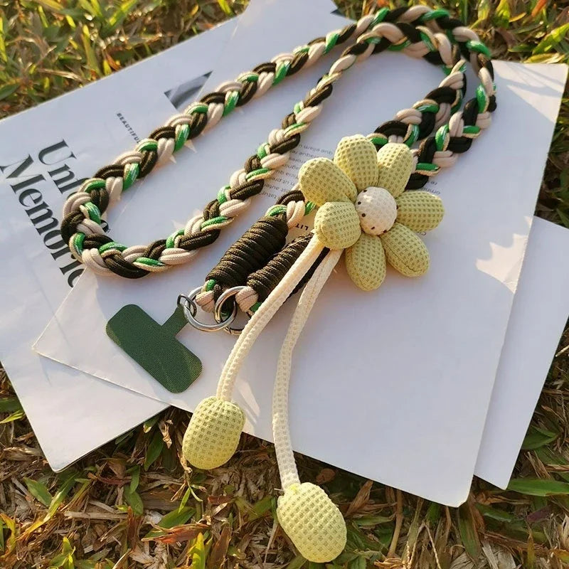 Crossbody Phone Lanyard with Decorative Rope