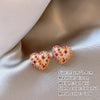 Dainty Heart Stud Earrings