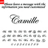 Bracelet de cheville avec initiale personnalisée en acier inoxydable