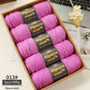 Chunky Alpaca Wool Knitting Yarn – 500g Multi-Color Set for Cozy Winter Projects