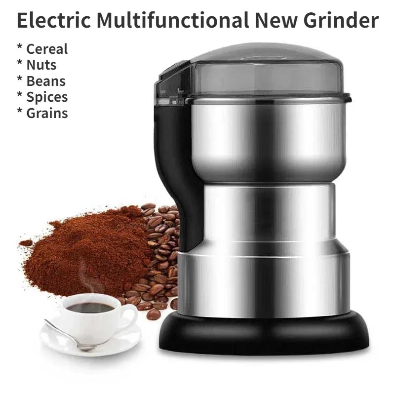 Edelstahl Elektrischer Kaffee- & Gewürzmühle