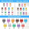 Kit variado de fusibles eléctricos de varios tamaños: micro, mini y estándar, con varios colores