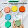Magnetic Phone Grip and Stand with Silicone Cover
