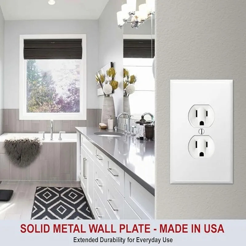Durable ABS Wall Light Switch Cover Plate