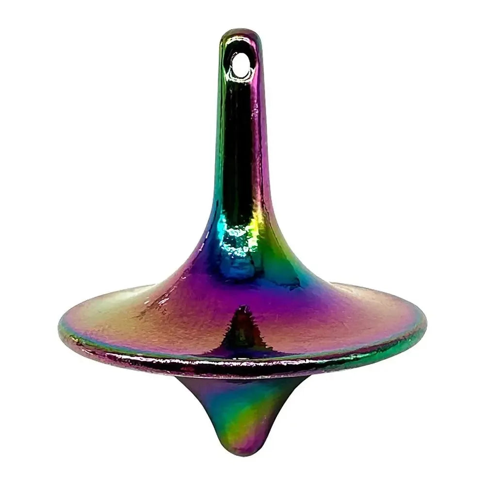 Silver Metal Fidget Spinning Top Gyroscope for Stress Relief