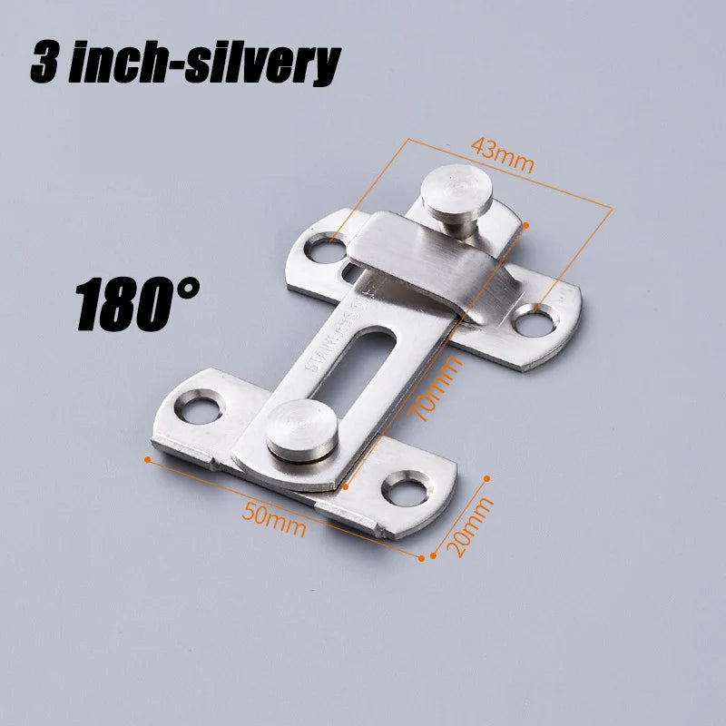 Stainless Steel Hook and Eye Door Latch