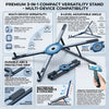 Foldable Magnetic Laptop Stand with Adjustable Height and Heat Dissipation