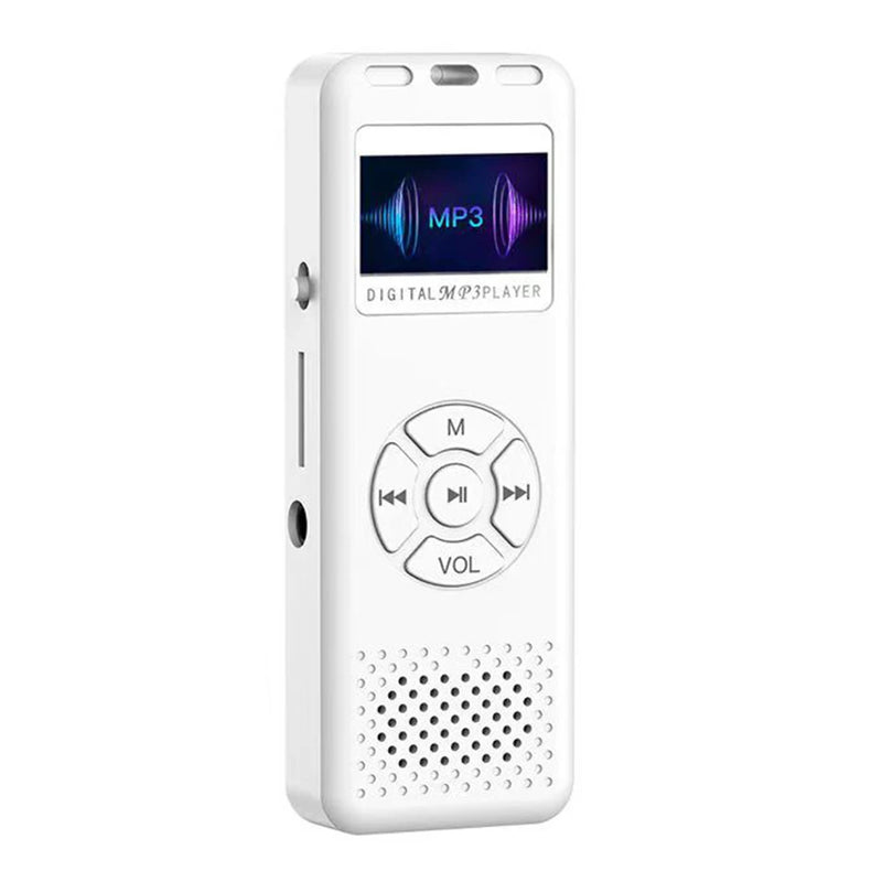 Compact Digital Voice Recorder with FM Radio & Hi-Fi Speaker