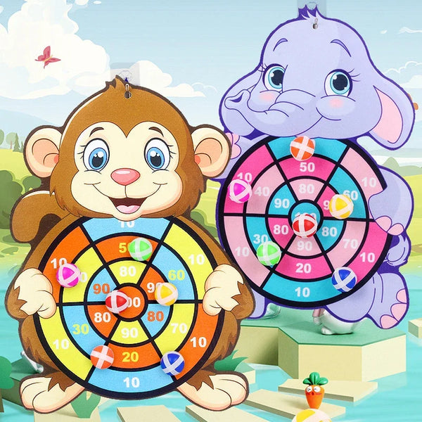 Sticky Ball Dart Board Set for Kids