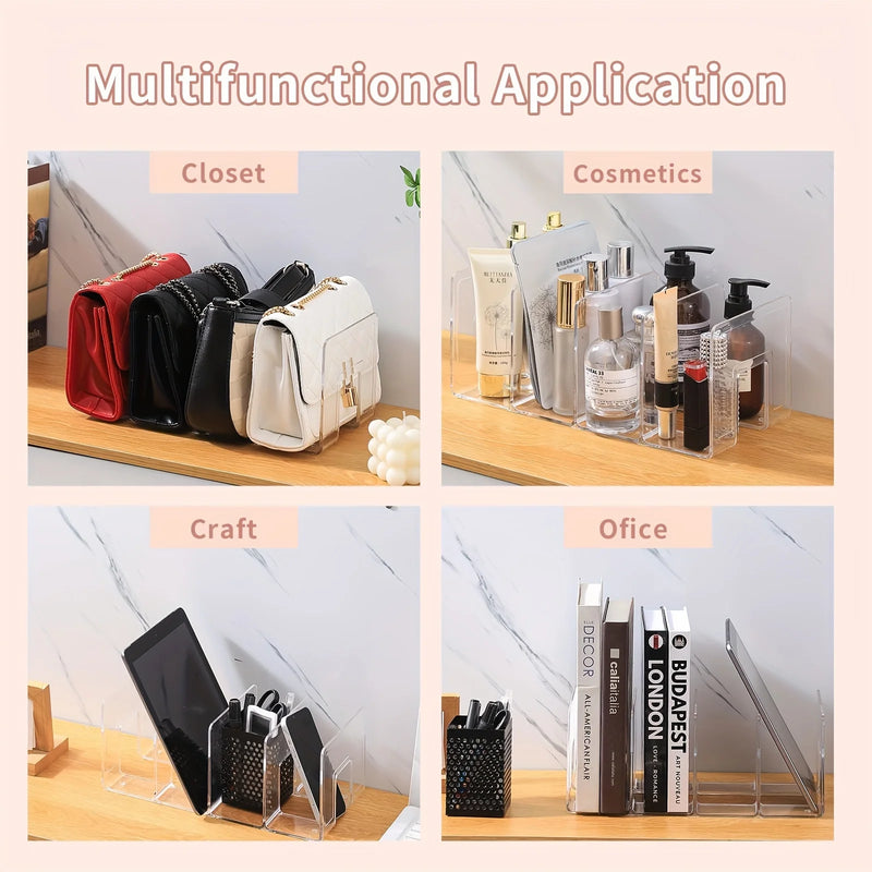 4-teiliger durchsichtiger Handtaschen-Organizer