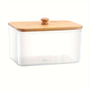 Acrylic Dryer Sheet Holder with Bamboo Lid