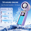 Tri-Fold Portable Cooling Fan with Digital Display
