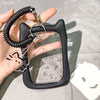 Cat Silicone ID Card Holder with Keychain