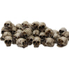 Set of 20 Gothic Skull Figurines for Halloween Decor