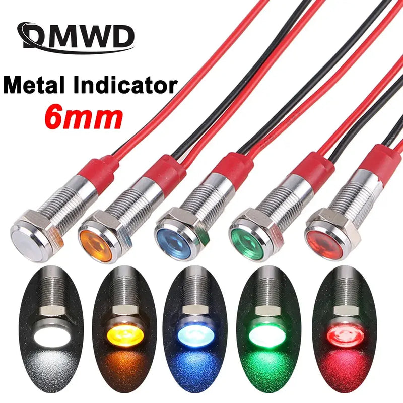 6mm Waterproof LED Indicator Light