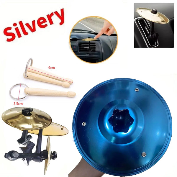 Vent-Top Car Cymbal with Drumsticks