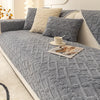Plush Non-Slip Sofa Cover with Quilted Cotton