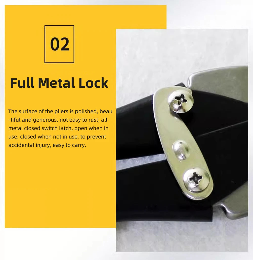 Heavy Duty Aviation Tin Snips – Chrome Vanadium Steel Sheet Metal Cutter