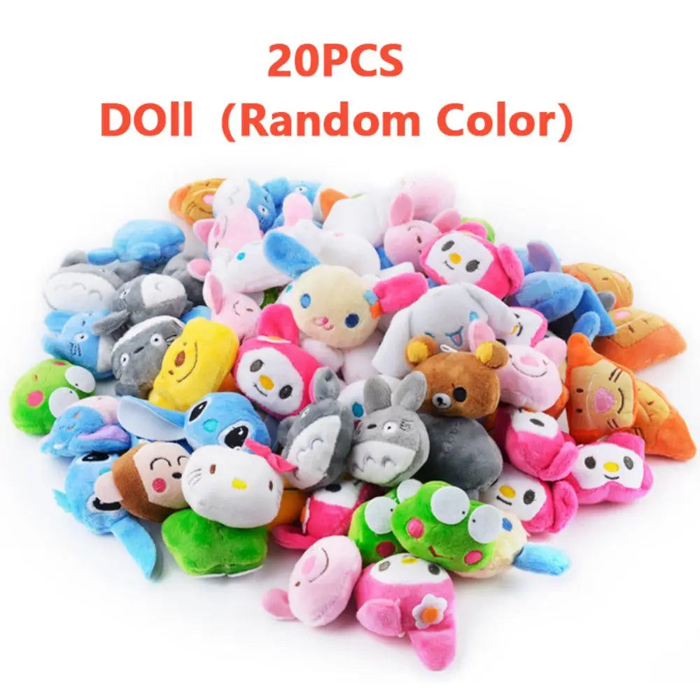 20 pieces of DOLL random color mini claw crane machine for kids with lights and music